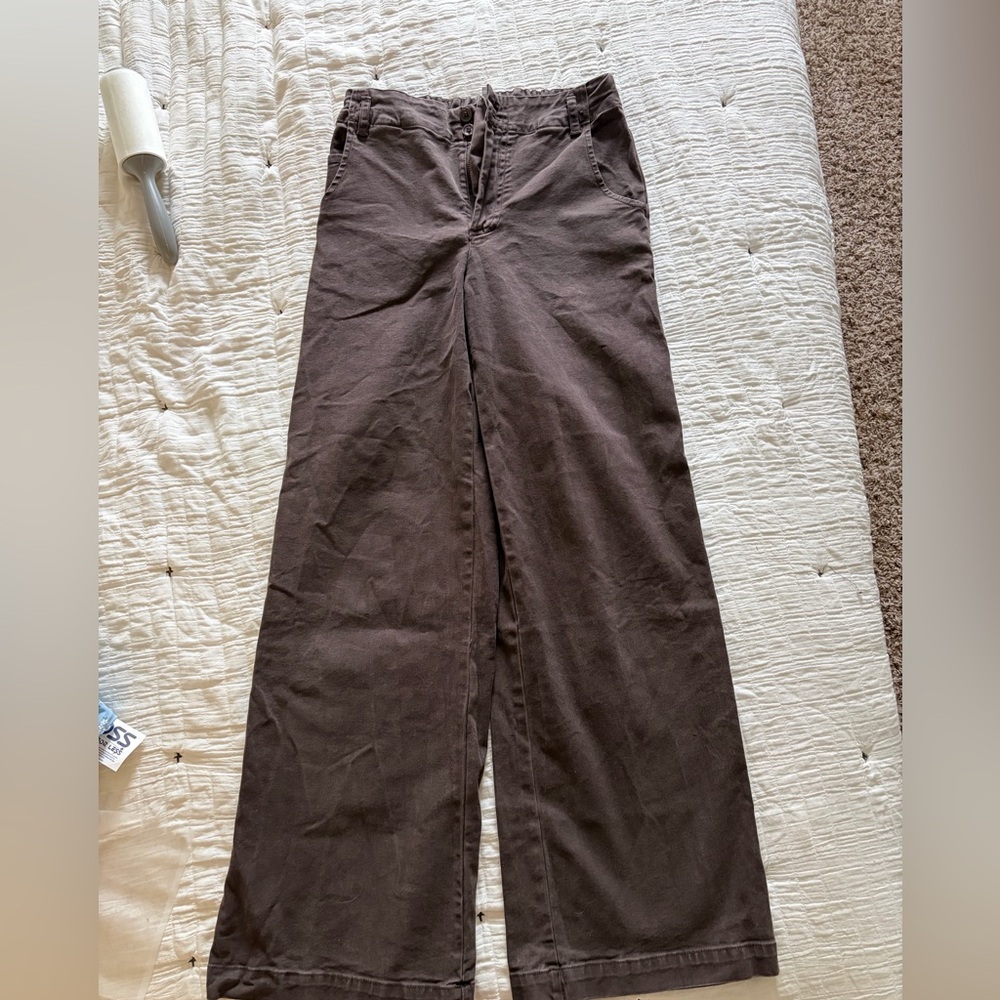 YFB Wide Leg Brown Pants